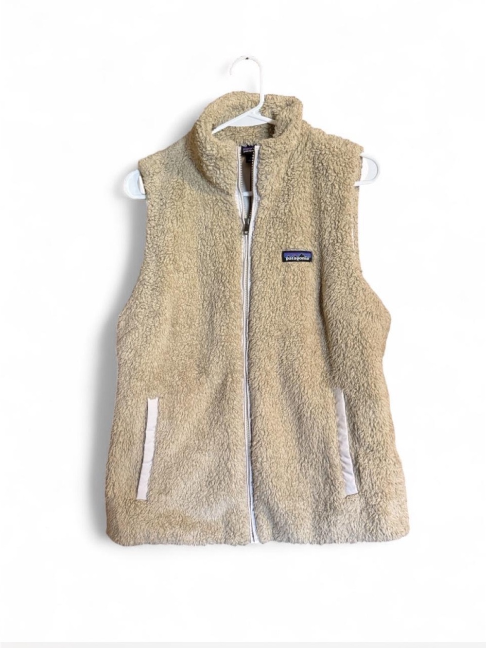Patagonia Tan Sherpa Vest